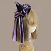 Faixa de cabelo de Halloween com designs fofos de abóbora e duende, faixa de cabelo decorativa, acessório popular para festas de fim de ano, atacado