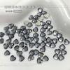 Rinestones de Colores en Forma de Corazón para Uñas, Rinestones Irregulares de Base Plana, Rinestones de Corazón Color Durazno, Diamantes para Uñas, Rinestones K9, Decoraciones para Uñas