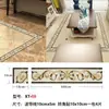 Pisos Linhas de Guia de Onda Sala de Estar Espessados à Prova de Óleo Resistentes ao Desgaste Autoadesivos Piso de Corredor Mosaico de Azulejo Adesivos Decorativos
