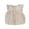 Conjunto de 3 Peças Colete de Inverno Espesso para Bebê Menina Colete com Laço para Meninas Jaqueta Cardigan Espesso