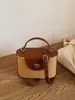 Bolso de Mano de Nicho de Moda con Hebilla de Cerradura para Mujer, Nuevo Modelo Primavera 2026, Bolso de Hombro y Cruzado Exquisito, Simple y Elegante