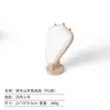 Suporte de Exibição de Joias Colar de Madeira Sólida em Formato Humano com Chifre de Bode, Suporte de Joias Mannequin para Vitrine, Adereço para Transmissão ao Vivo