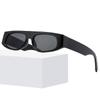 Nuevo Estilo Moda Simple Pantalón Ancho Gafas de Sol Sombra Gafas de Sol Europeas y Americanas Hombres Rectangular Montura Ojo de Gato Gafas de Sol Hip Hop Mujeres