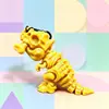 Colgante Esqueleto de Tyrannosaurus Rex Articulaciones Móviles Dinosaurio Textura Antigua Llavero Personalidad Lindo Divertido Moda Decoración Adorno