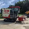Cosechadora Combinada Grande Tipo Oruga Wode para Arroz, Trigo y Soja, Máquina de Trilla y Cosecha Totalmente Automática y Eficiente