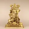 2023 nuevo latón Dios de la riqueza Wu Zhao Gongming decoración del hogar regalos creativos artesanías una generación de adornos de cobre