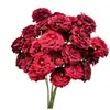 Flores Artificiais para Casamento, Decoração de Fundo para Salão de Casamento, Flores de Carpa Dragão, Flores Artificiais, Decorações para Sala de Estar, Decorações Festivas de Casamento, Festivo