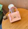 Set Nuevo de Ropa y Accesorios para Niños 2026 con Bolso de Mano Cuadrado Pequeño, Bolso Cruzado Mini de Gelatina, Bolso de Hombro Único con Cadena para Mujer