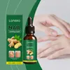 Solução Laniska para Cuidados com as Unhas de Gengibre Cuidado Suave Hidratante para Unhas das Mãos e Pés Solução para Cuidado da Superfície Lisa das Unhas