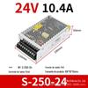 Fonte de Alimentação Chaveada 24V 220V para 24V CC 60W75W100W200W350W400W Transformador CC Miwei
