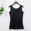 Nueva Camisola de Encaje para Primavera y Verano con Cuello Redondo para Mujer, Manga Corta, Algodón Acanalado, Capa Base Versátil, Venta al por Mayor desde Fabricante