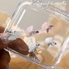 Internet Celebrous Nail Art Gelo Cristal Borboleta Acabamento Liga Jóias com Olho de Cavalo Cristal Diamante Pó Branco Gelo Cor Usar Acessórios Armadura