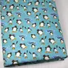 Patrón de pingüino, material de algodón poliéster o lona de poliéster opcional, accesorios hechos a mano para DIY, 1Yc27573