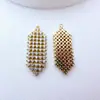 Acessórios Pingente Planeta Zircônia Banhado a Ouro Pingente Galáxia Universo Pingente para Colar Pulseira DIY Materiais para Joias