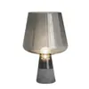 Luminária de mesa nórdica minimalista pós-moderna de luxo leve designer de quarto luminária de cabeceira sala de estar de ponta vidro decorativo design criativo