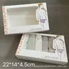 Caja de cartón con ventana Spot para empaque de ropa interior caja de regalo de moda caja para pantalones de hombre y mujer
