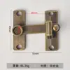 Nueva Hebilla de Cierre de Aleación China para Caja de Regalo Pestillo de Caja de Madera Antigua Herrajes de Pestillo Accesorios Bronce