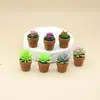 Mini Modelo de Planta Pilar Inmortal Miniatura Muñeca Maceta Casa de Muñecas Escena Miniatura Adorno Decoraciones Planta Verde Maceta