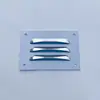 Ventilador de Rejilla de Acero Inoxidable Hierro Aleación de Aluminio Ventilación Pasante Campana Extractora Disipación de Calor Ventilación Placa de Rejilla Perforada a Prueba de Lluvia