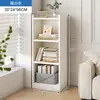 Estante de Livros Prateleira de Chão Cantoneira Estreita Armário Armário de Armazenamento Armário de Armazenamento Combinação Livre Grade Estante de Livros para Casa