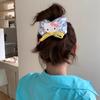 Nova Faixa de Cabelo Labubu Cabeça de Gato Kt Faixa de Cabelo Intestino Listrado Estilo Coreano Fofo Acessórios de Cabelo Femininos Simples