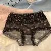 Adorno de pastel estilo francés, dulce y encantador, con un toque de encaje sexy, bragas de cintura media para mujer, entrepierna de algodón puro, tangas finas y ligeras
