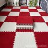 Alfombra de Empalme de Espuma Suede Alfombra para Bebé para Gatear Dormitorio Junto a la Cama Linda Tatami Completo Cortable Lavable