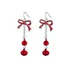 Venta Transfronteriza Nuevos Pendientes de Navidad Personalizados Moda Árbol de Navidad Copo de Nieve Campana Flamenco Pendientes de Moda Pendientes