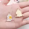 Desenho Animado Fofo Criativo Festival do Meio do Outono Coelho de Jade Chang'e Apreciação da Lua Pingente Acessórios DIY Colar Pulseira Acessórios de Roupa Mulheres