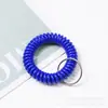 Directamente del fabricante: Anillos de Resorte de Plástico, Pulseras de Llave de Colores Dulces, Etiquetas Numéricas de Cordón de Teléfono Coloridas, Pulseras