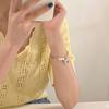 Pulsera de Cadena de Verano Perla Corazón Niñas Diseño Nicho Ins Joyería de Mano Personalizada Sensación 2025 Nuevo Estilo~