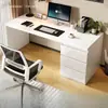 Escritorio de sala de estar, mesa de computadora, gabinete con cajones integrado, escritorio de oficina para dormitorio, mesa de estudio para estudiante, mesa de escritorio, tocador