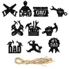 Etiquetas y Colgantes Decorativos para Fiesta del Día del Padre de Producto Nuevo Transfronterizo Etiquetas y Colgantes Decorativos para Regalo de Fiesta del Día del Padre