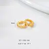 Cuentas Mini de Oro Antiguo Lingote de Oro Nudo Chino Plato de Deseos Auspiciosos Anillo Pequeño Pulsera Pulsera DIY Collar