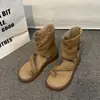 Sandalias Romanas de Suela Gruesa con Puntera para Mujer, Nuevas Botas Martin Super Populares de Verano 2026, Botines Sandalia