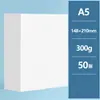 Cartões em Branco, Cartões Espessos e Rígidos, Cartões Brancos de Papel Kraft Transfronteiriços, Cartões de Palavras Pintados à Mão para DIY, Cartões de Cumprimentos Manuscritos, Venda por Atacado Cultural e Criativa