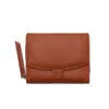Porta-Chaves Bolsa Padrão Lichia Japonesa Moda Nicho Estilo Coreano Carteira Feminina Multifuncional Clip de Dinheiro Feminino Dobrável