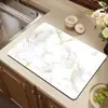 Shopee Mármore Terra de Diatomáceas Máquina de Café Absorvente de Água Secagem Rápida Tapete Bancada de Cozinha Tapete Drenante Mesa de Jantar Tapete de Isolamento Térmico