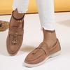 Comercio exterior transfronterizo de Europa y Estados Unidos 2024 nuevos zapatos de talla grande 36-43 yardas un pedal zapato Lefu cubre pie zapatos perezosos