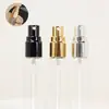 En stock de fábrica botella de perfume de 10 ml 5 ml botella pulverizadora de aluminio anodizado de cobertura total botella secundaria para tónico
