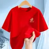 2027 # Camiseta de Manga Corta para Niñas Verano Algodón Puro 2025 Nueva Blanca Dibujos Animados Mangas Medias Camisetas para Niños Tallas Mediana y Grande