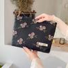 Bolsa Cosmética Floral Em Relevo Retrô Bolsa Portátil para Moedas Bolsa de Armazenamento Bolsa de Mão de Alta Qualidade Bolsa Interna