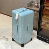 Equipaje de Contraseña de Gran Capacidad Femenino Ins Celebridad de Internet Rueda Universal Maleta Trolley de Viaje Estuche de Cuero Engrosado Ventas Directas de Fábrica