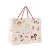 Bolsa de Regalo de Dibujos Animados, Bolsa de Embalaje de Cumpleaños, Bolsa Tote Simple, Bolsa de Regalo para Festividades, Bolsa de Papel para el Día del Niño