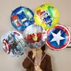 Globo de película de aluminio de dibujos animados sosteniendo 18 pulgadas apertura escolar de jardín de infantes centro comercial 61 juguetes para niños para empujar pequeños regalos