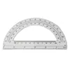 Conjunto de Seis Peças Placa de Triângulo Retângulo 50mm + Placa de Triângulo Isósceles 60mm Semicírculo Sólido 15cm Semicírculo Oco