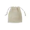 Nueva bolsa de almacenamiento con cordón de malla de encaje, bolsa a prueba de polvo para regalo de joyería, bolsa de embalaje de gran capacidad para artículos de belleza y varios