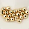 Cuentas de oro doméstico de 24k cuentas de oro brillante cuentas DIY accesorios para pulsera collar al por mayor