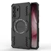 Capa de Celular Adequada para Samsung S26Ultra Galaxya55 Armadura Borboleta Magnética Samsung S25Edge Capa Protetora Anti-Queda