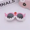 Nuevas Gafas de Sol Polarizadas con Espejo Estilo Dibujo Animado Huevo Chico para Niños Niños y Niñas Anti-UV Espejo Lindas